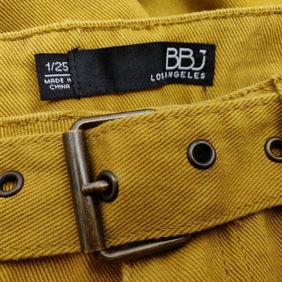 Hot Topic BBY Boom Boom Jeans Carpenter Cargo Pants Size 1 Camel Cotton NWT - Picture 9 of 11